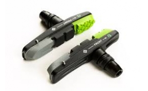 BIKEFUN fékbetét 72 mm menetes cartridge, zöld/fekete/szürke