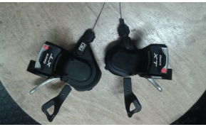 Shimano Deore XT váltókar használt párban