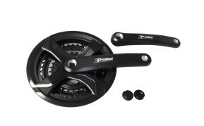 Prowheel  TY-CQ01 Alumínium HAJTÓMŰ 28/38/48T fekete