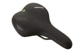 BIKEFUN LAUSANNE Comfort férfi nyereg fekete Memory Foam