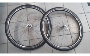 Shimano Deore XT M750 agyas MTB 26-os kerékszett használt