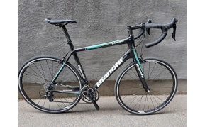 Bianchi Intrepida carbon országúti kerékpár használt 60-as