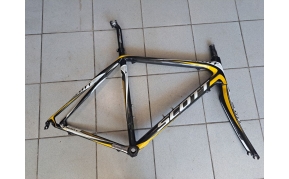 Scott Addict RC carbon országúti vázszett használt
