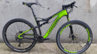 Cannondale Scalpel lefty XLR 2 carbon 29ER MTB kerékpár használt L-es